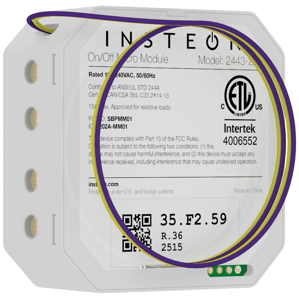2442 - 2443 - 2444 Insteon Micro Módulo - Automatización - klibtech