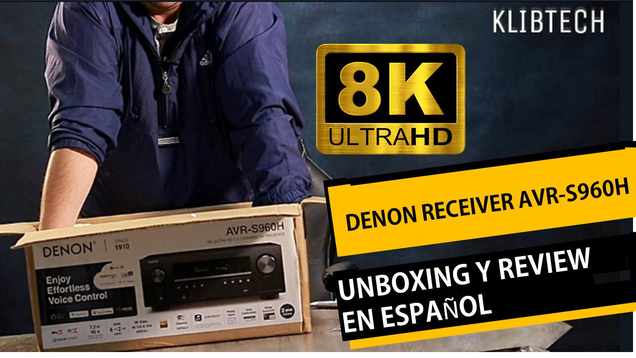 Cargar video: Unboxing Denon AVR-S960H