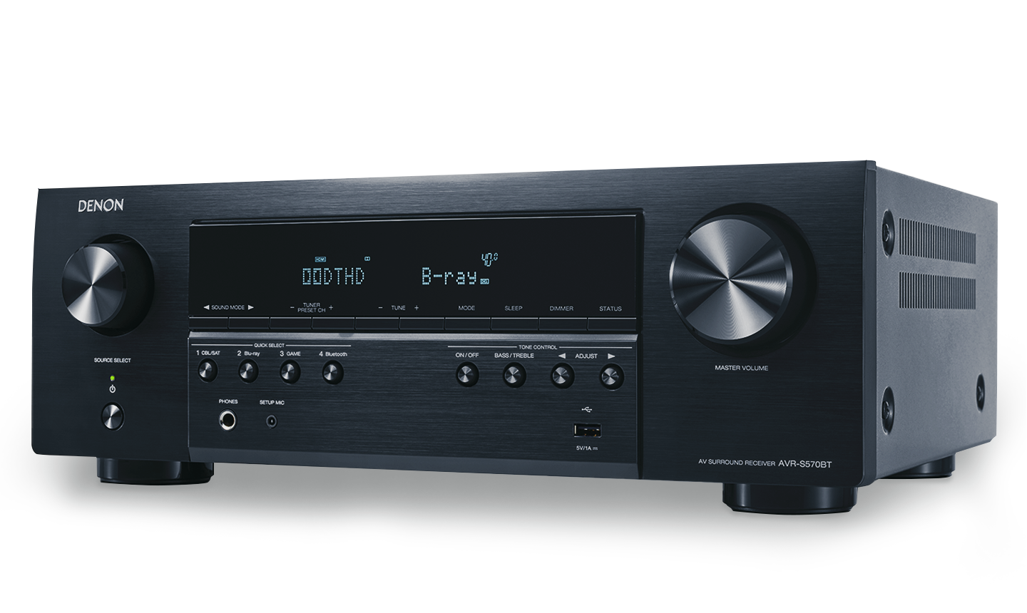 AVR-S570BT Denon Amplificador AV - Audio y Video