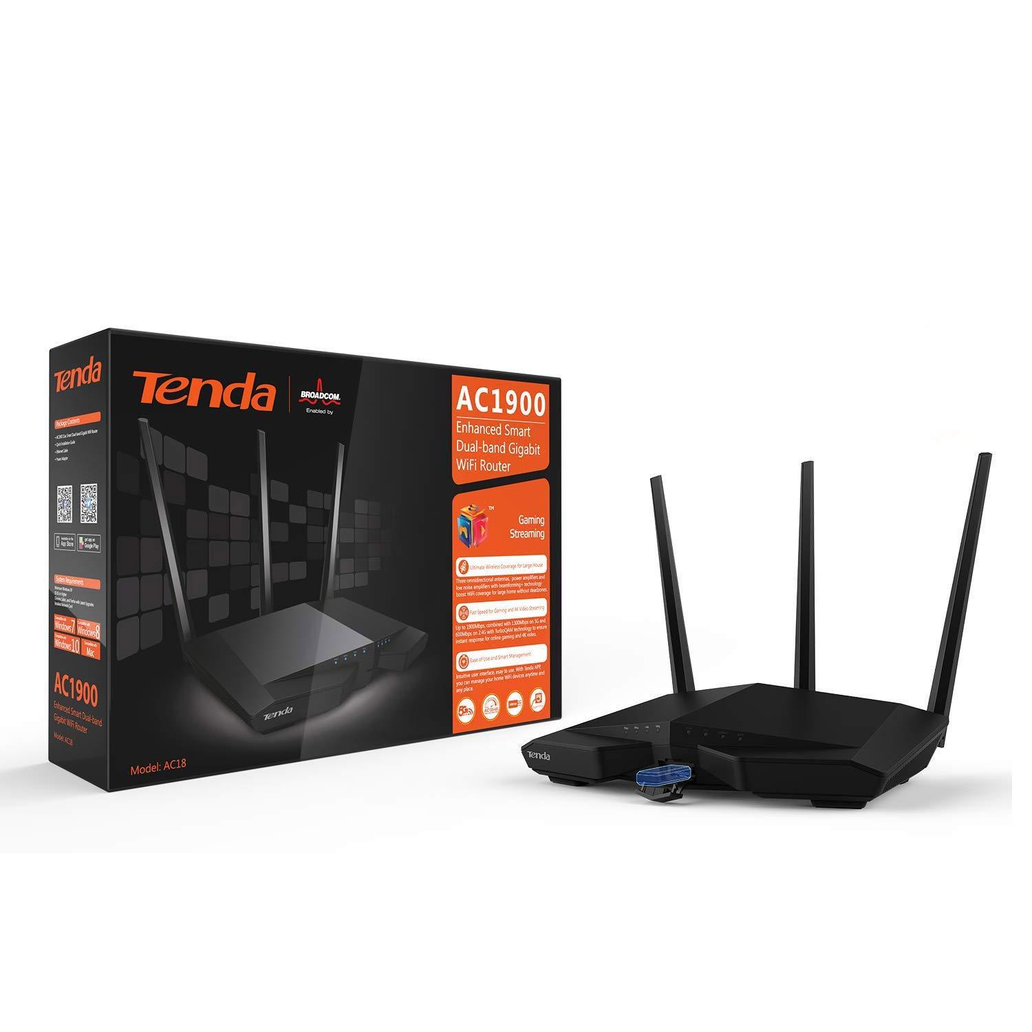 AC18 Tenda Router WiFi DualBand - Redes - klibtech