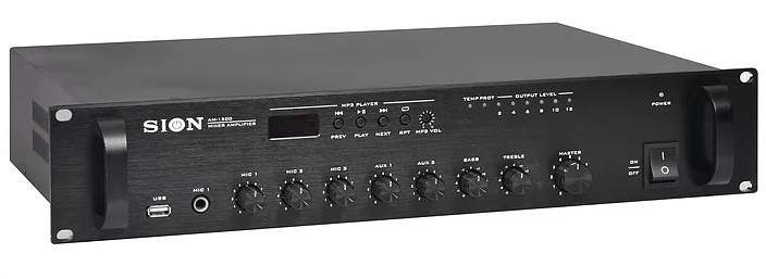 AM-1200 Sion Amplificador Mezclador De Audio - Comercial - klibtech