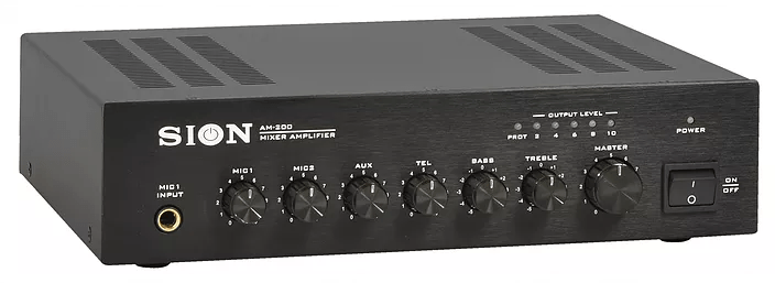 AM-200 Sion Amplificador Mezclador De Audio - Comercial - klibtech