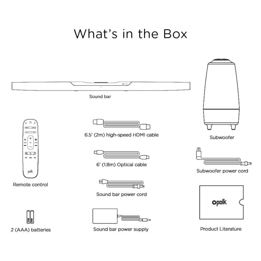AM9640-A Polk CommandBar Alexa Assistant - Audio Wireless - klibtech