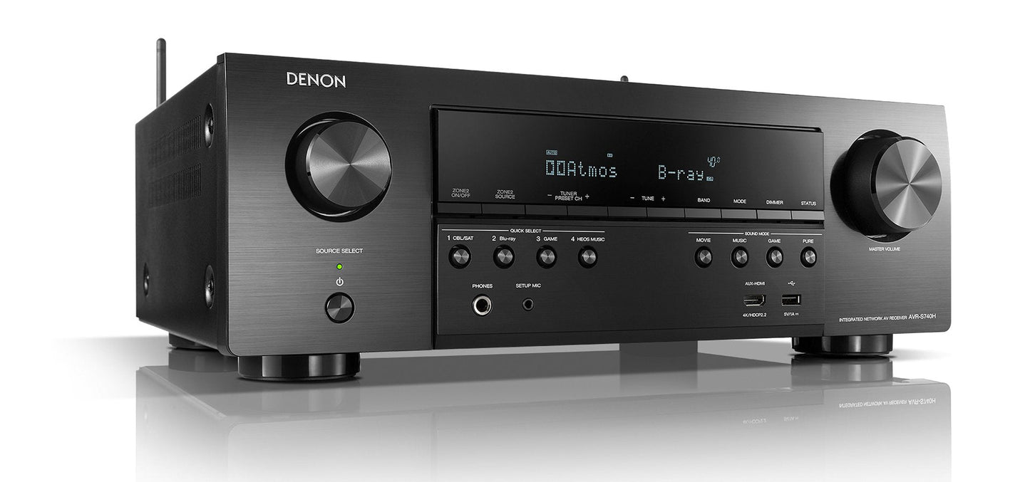 AVR-S740H Denon Amplificador AV - Audio y Video - klibtech
