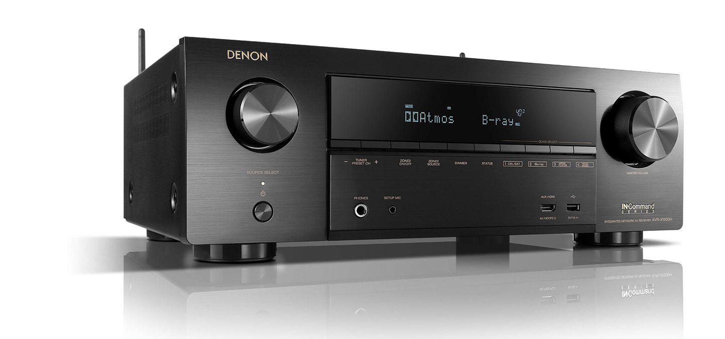 AVR-X1500W Denon Amplificador AV - Audio y Video - klibtech