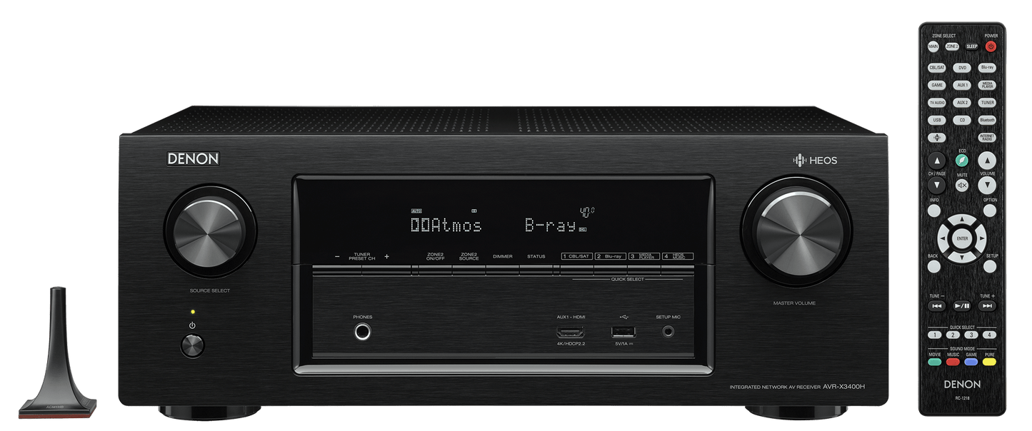 AVR-X3400H Denon Amplificador AV - Audio y Video - klibtech