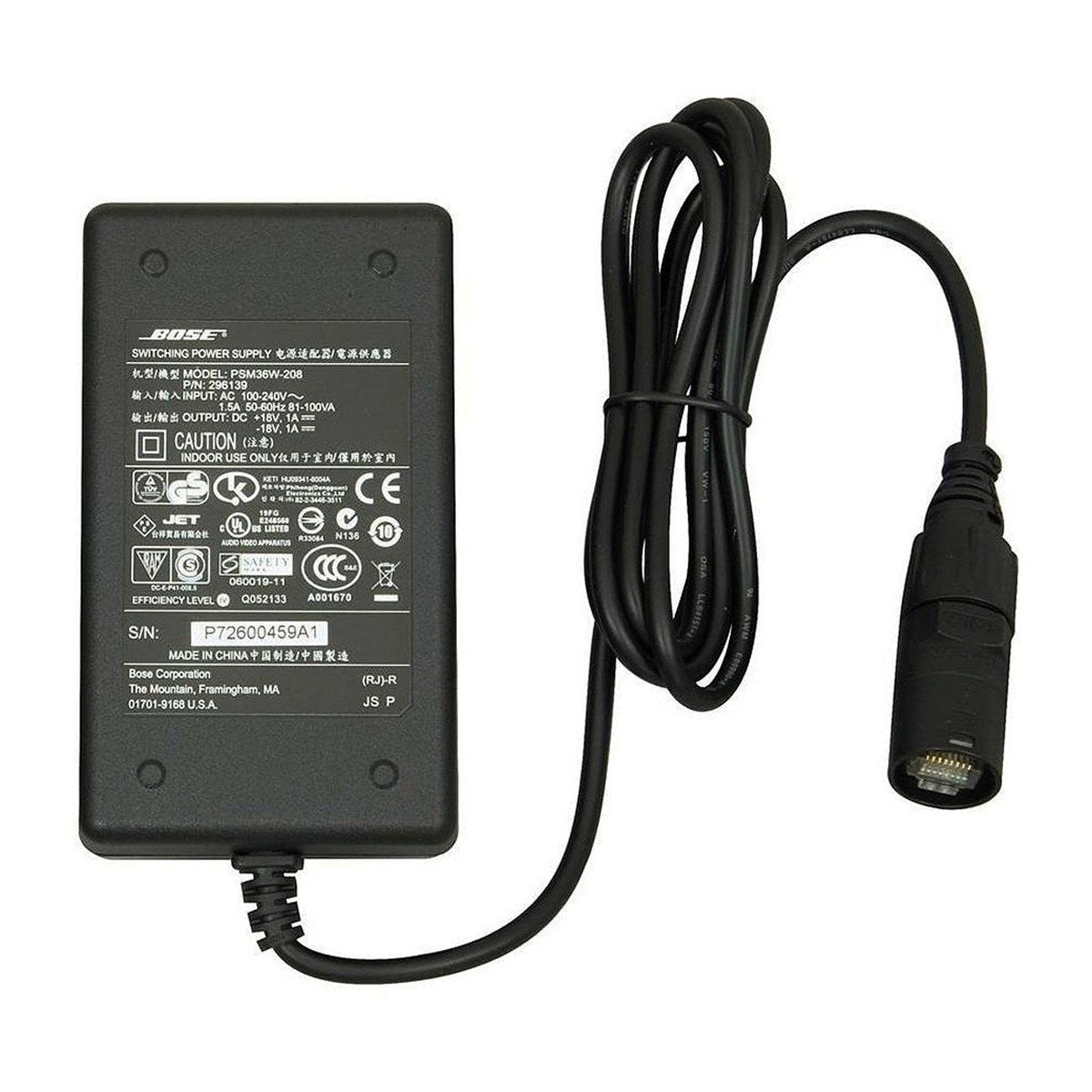 Bose Fuente de Poder (cargador) ToneMatch T1, T4S - Audio Profesional - klibtech