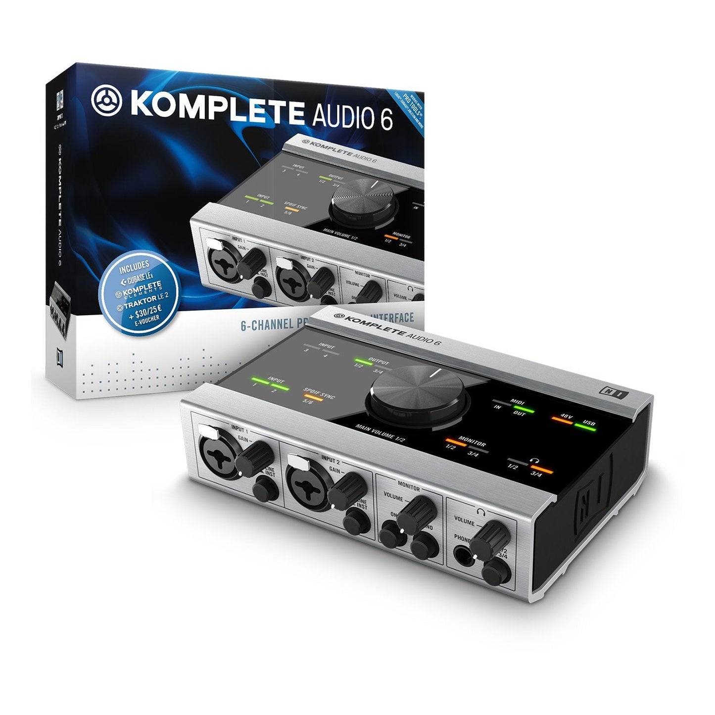Komplete Audio 6 Native Instruments Interfaz de Audio - klibtech