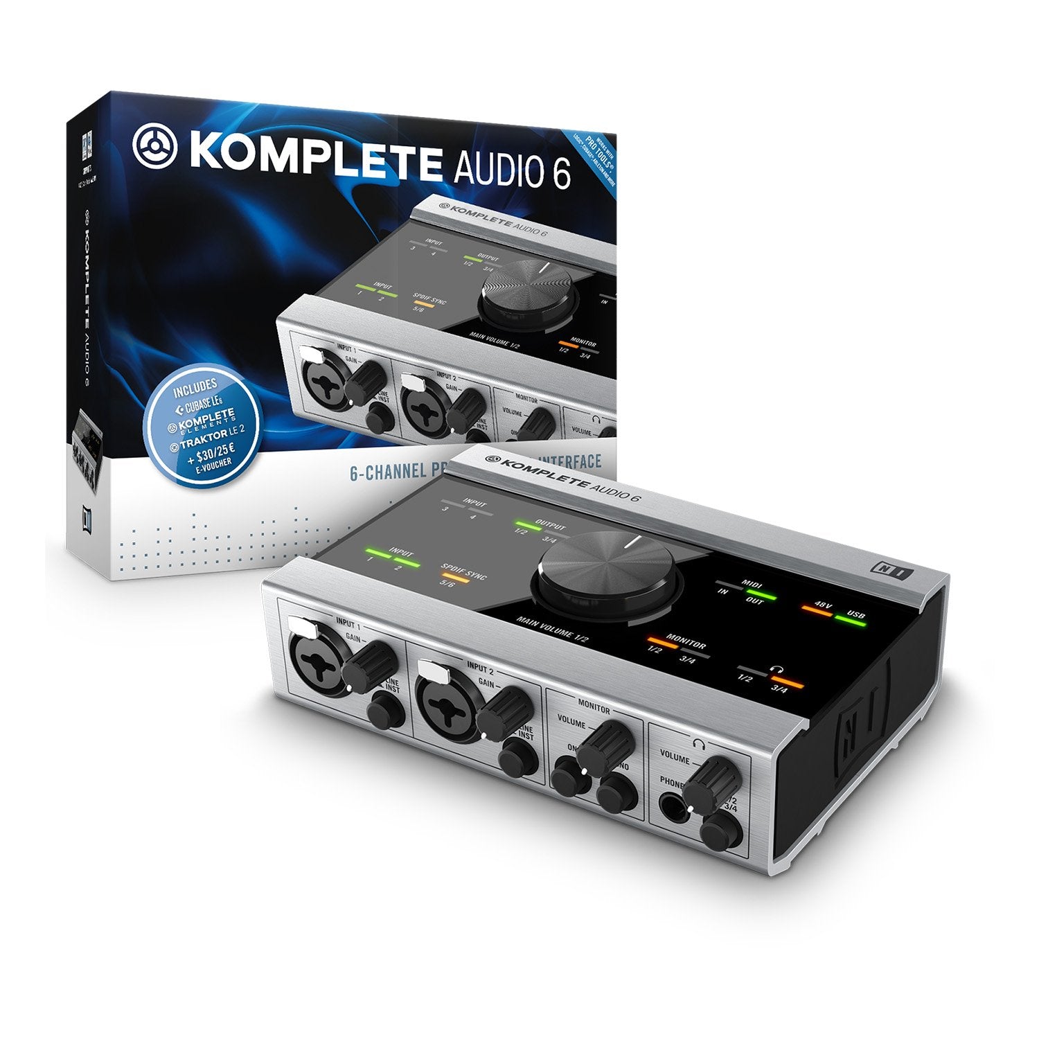 Komplete Audio 6 Native Instruments Interfaz de Audio - klibtech