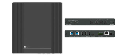 SWT3-41-U-T 4x1 USB Switcher - USB 3.1, PoE, controlable. CON TRANSMISOR