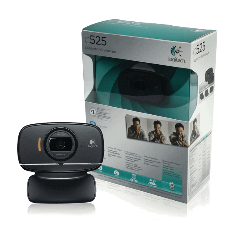 Logitech Cámara Web C525 - Video Conferencia - Klibtech - Logitech Cámara Web C525 - Video Conferencia