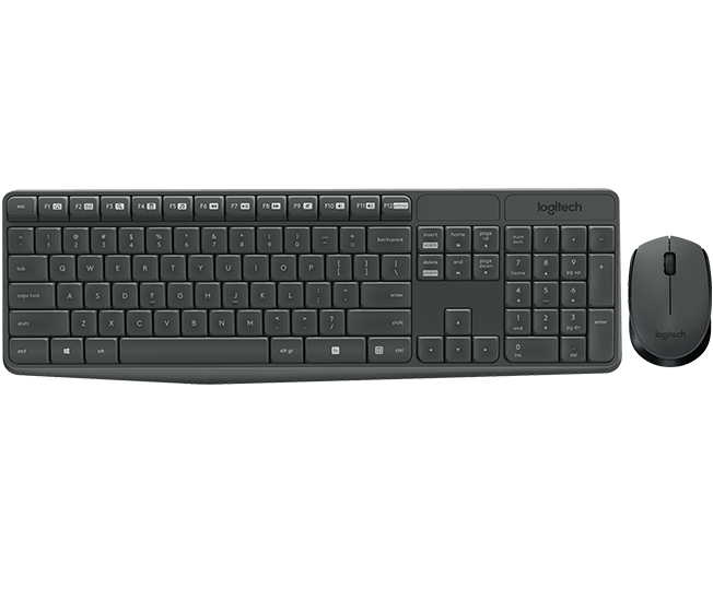 Logitech MK235 COMBO TECLADO INALÁMBRICO Y MOUSE - Promoción y Saldo - Klibtech - Logitech MK235 COMBO TECLADO INALÁMBRICO Y MOUSE - Promoción y Saldo