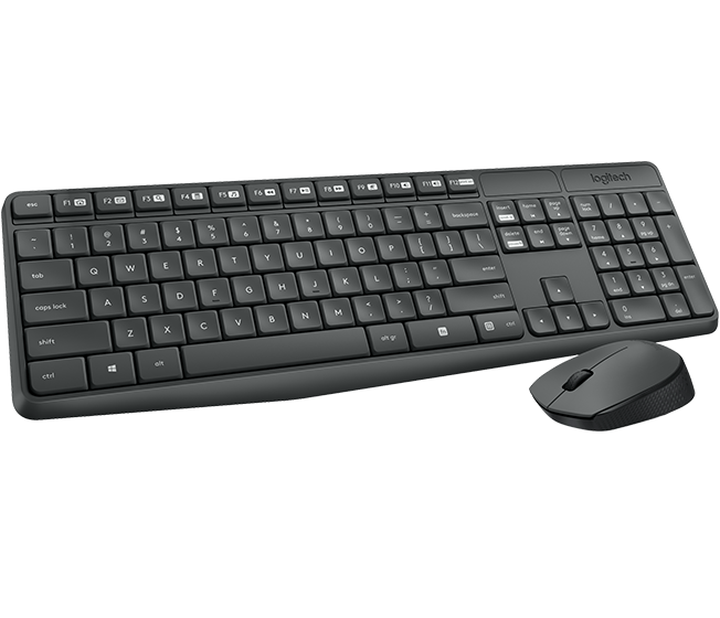 Logitech MK235 COMBO TECLADO INALÁMBRICO Y MOUSE - Promoción y Saldo - Klibtech - Logitech MK235 COMBO TECLADO INALÁMBRICO Y MOUSE - Promoción y Saldo