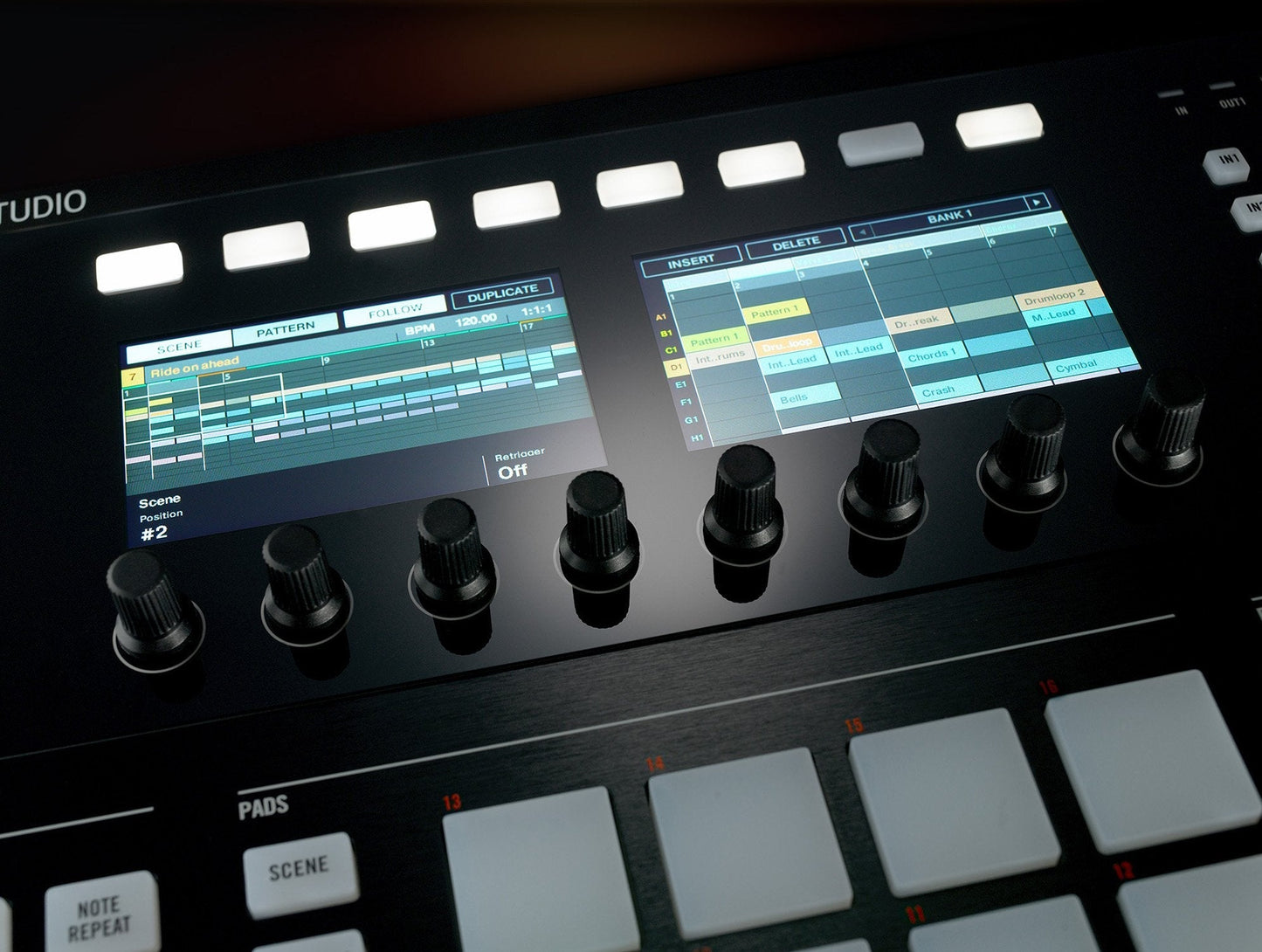 Maschine Studio Black Native Instrument Controlador de Audio - klibtech
