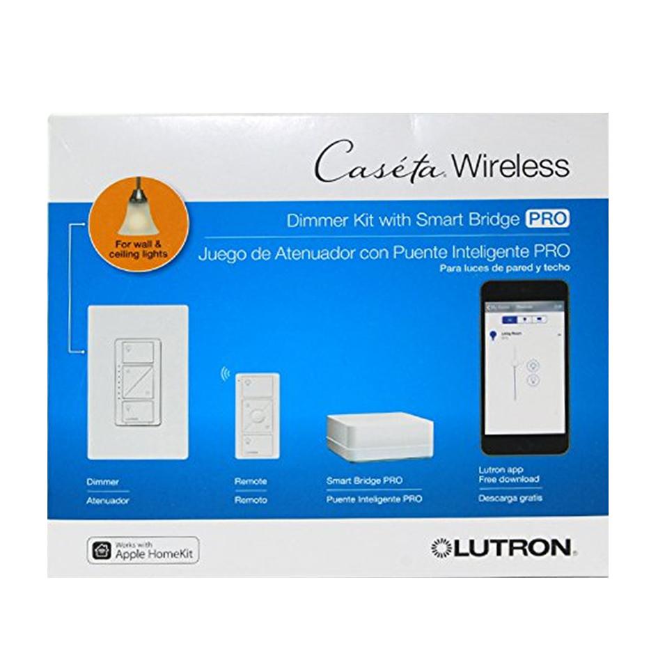 P-BDGPRO-PKG1W Kit Caseta Wireless Smartbridge Pro + Atenuador + Pico - Lutron - klibtech
