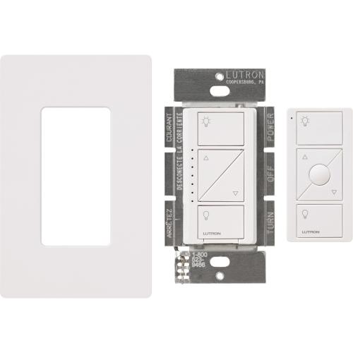 P-PKG1W-WH Kit Caseta 1 Atenuador + 1 Pico - Lutron - klibtech