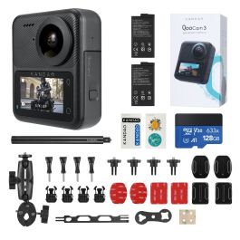 QooCam 3 Motorcycle Combo Action Camera