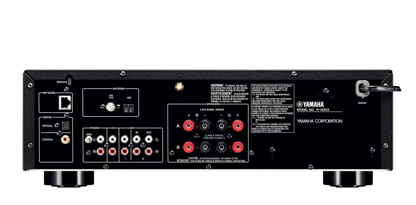R-N303 Yamaha Amplificador Estéreo - Audio Wireless - klibtech