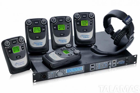 Sistema Clear Com Tempest 2400 5 Diademas - Promoción - klibtech