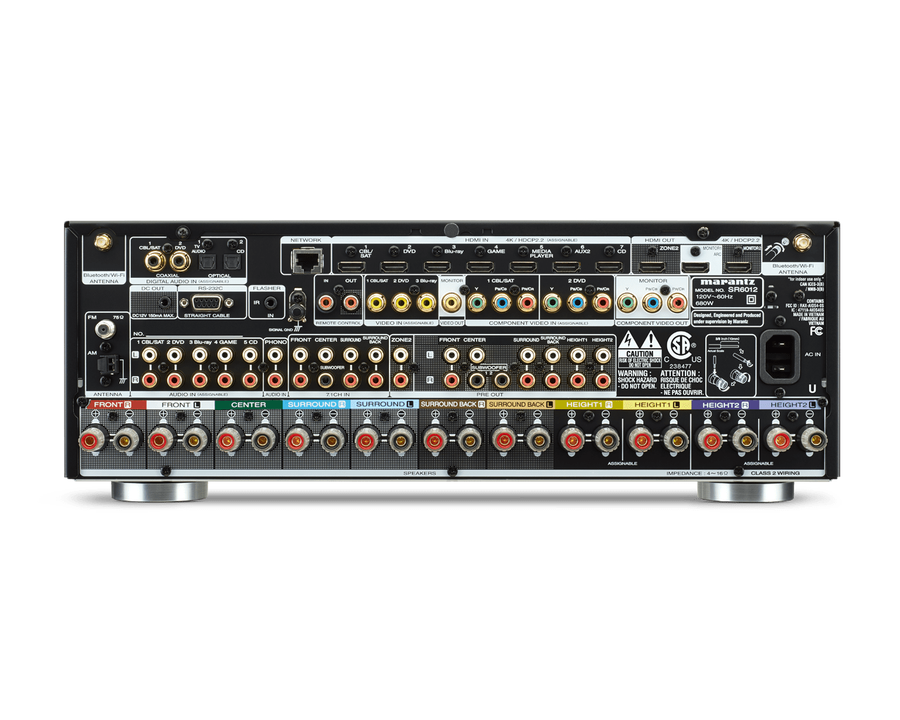 SR6012 Marantz Amplificador AV 9.2 - Audio y Video - klibtech