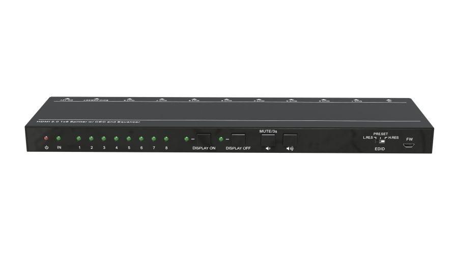 SUH8E-H2 PTN Distribuidor de Video HDMI 1X8 4K - Video - klibtech