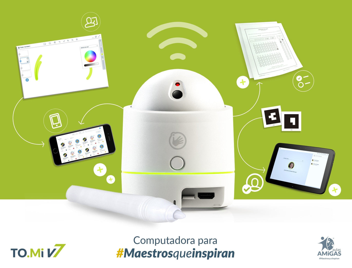 Tomi 7 - Pantalla Interactiva - klibtech