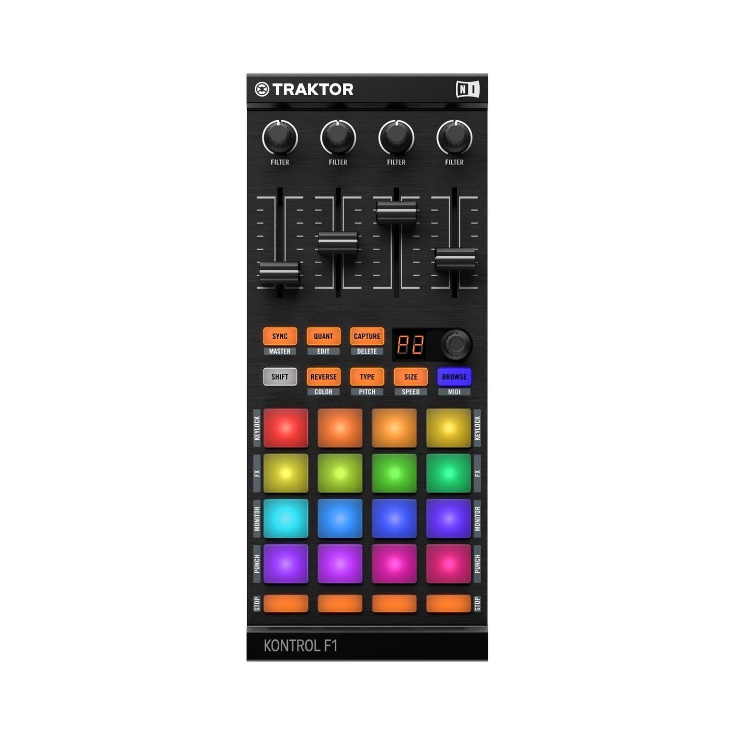 Traktor Kontrol F1 Native Instruments Controlador para DJs - klibtech