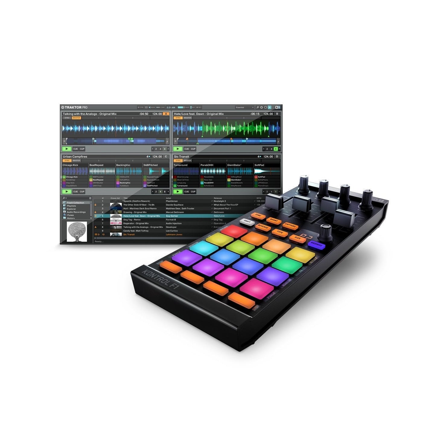 Traktor Kontrol F1 Native Instruments Controlador para DJs - klibtech