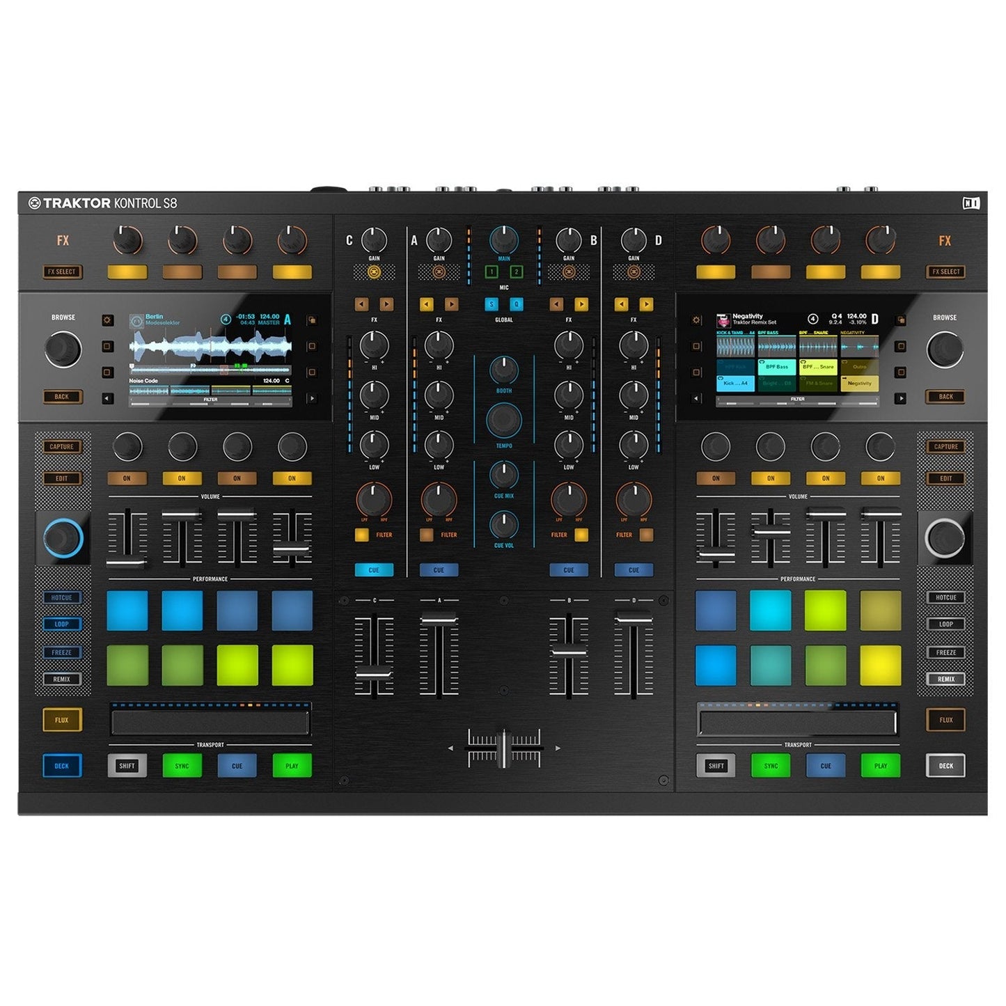 Traktor Kontrol S8 Native Instruments Controlador para DJs - klibtech