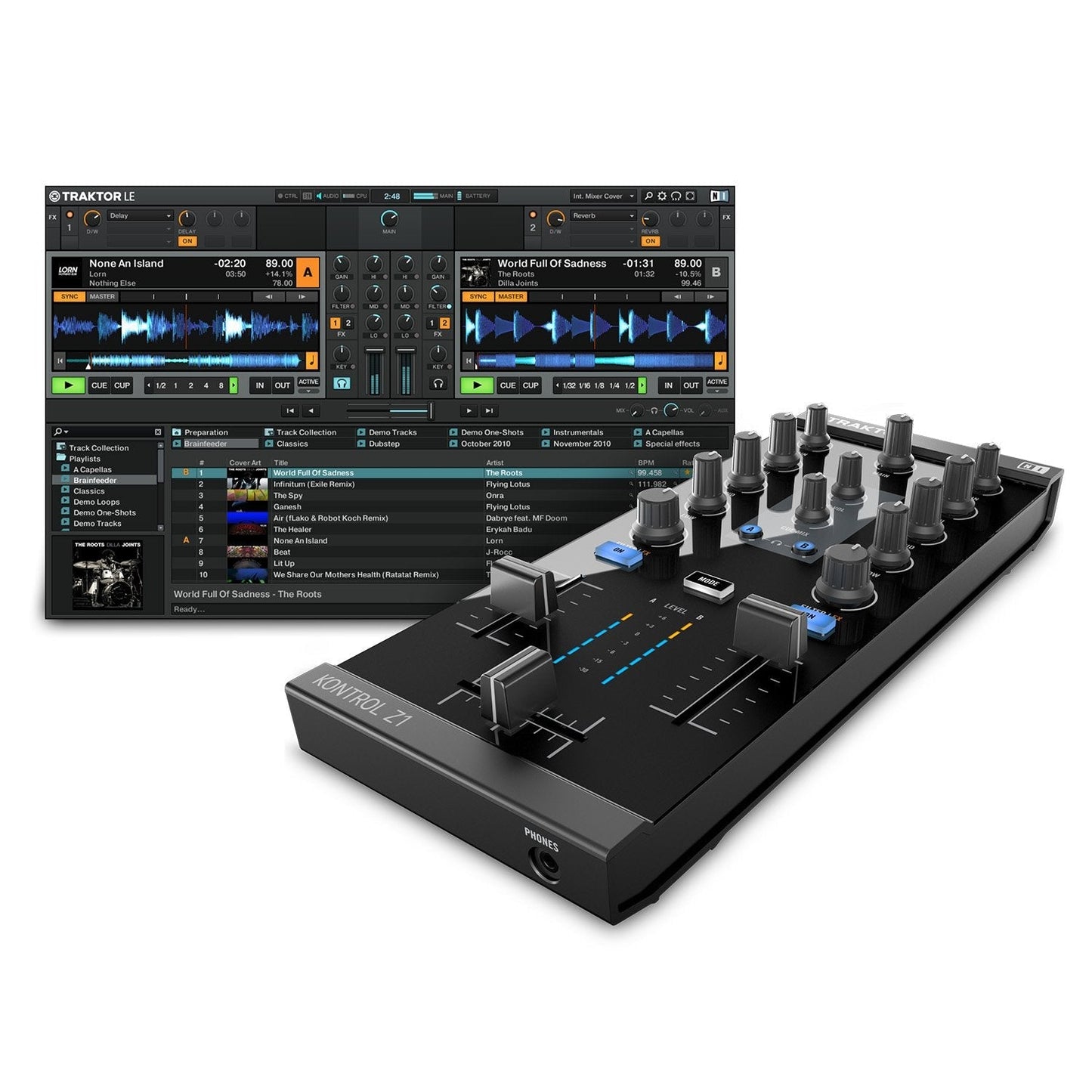 Traktor Kontrol Z1 Native Instruments Mezclador de Audio - klibtech