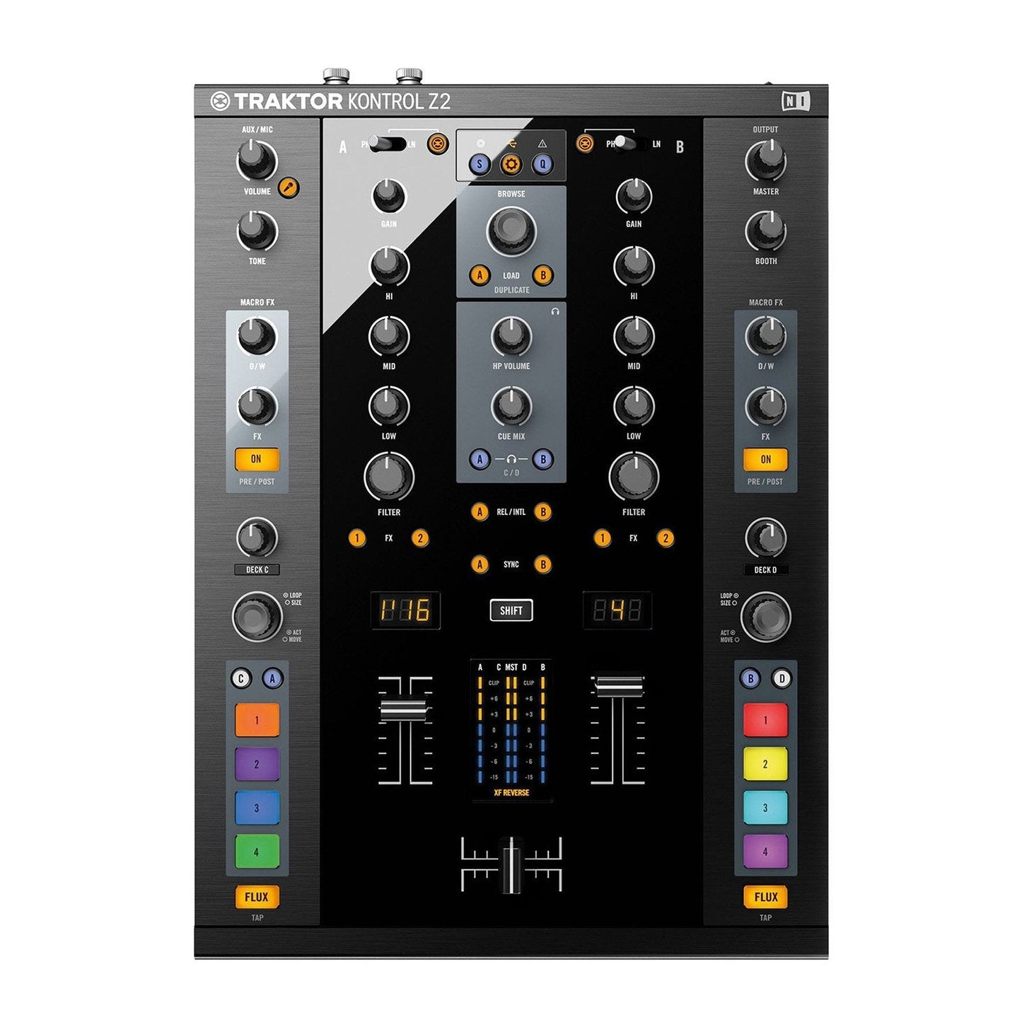 Traktor Kontrol Z2 Native Instruments Mezclador de Audio - klibtech