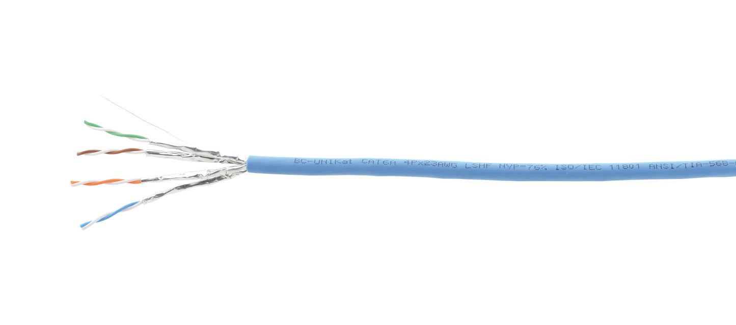 BC-UNIKat/LSHF-305M Four-Pair U/FTP Cable for DGKat,HDBaseT and LAN-305 Systems