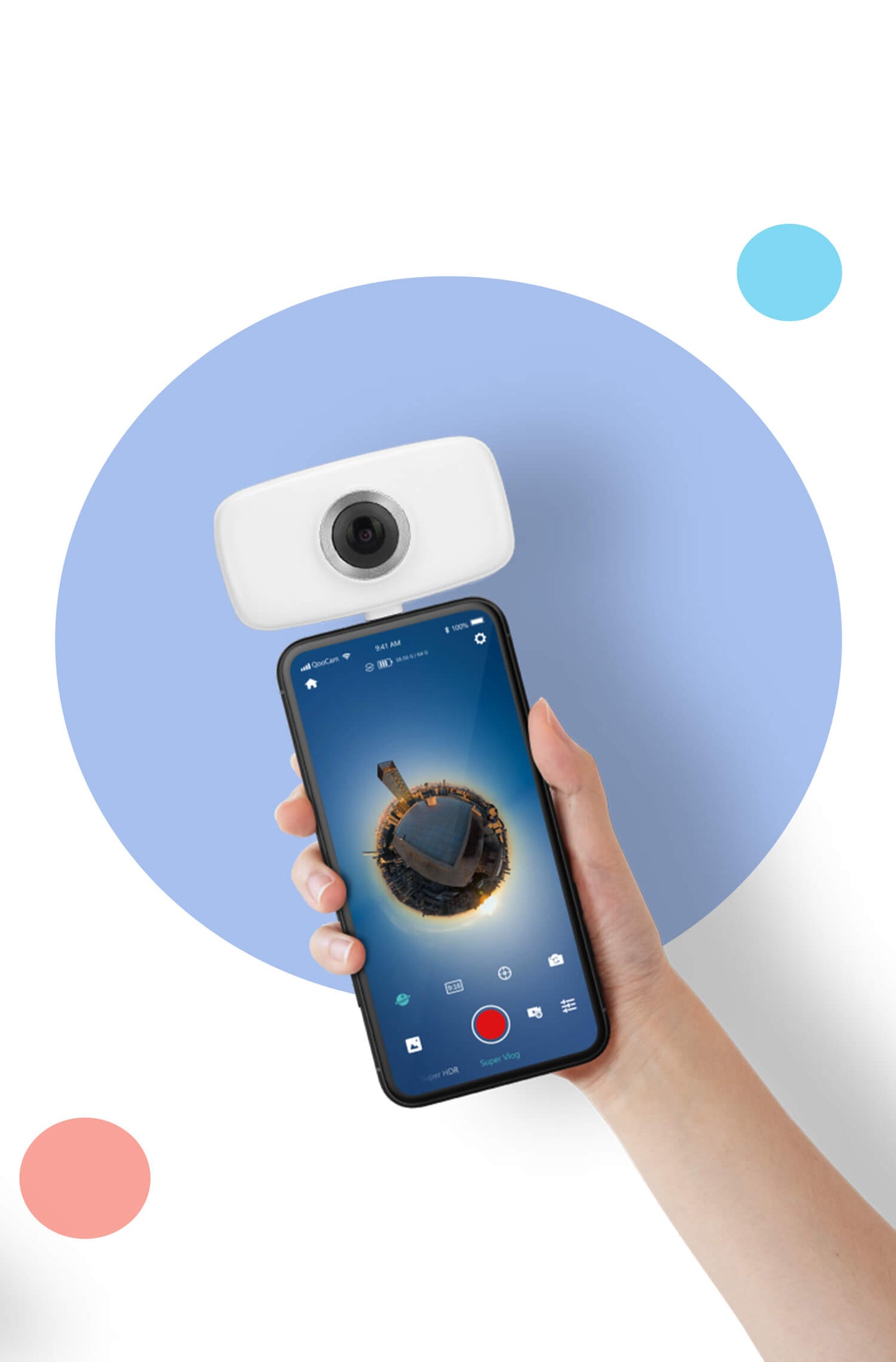 QooCam Fun Portable 4K 360° Action Camera |