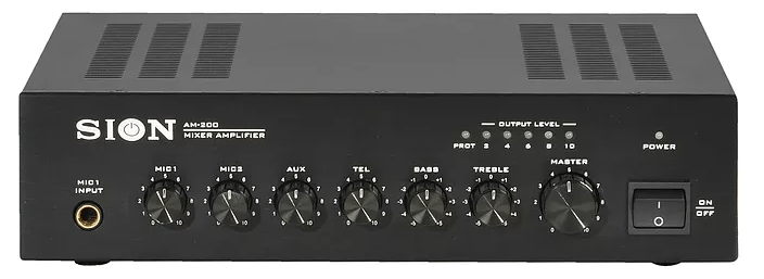 AM-200 Sion Amplificador Mezclador De Audio - Comercial - klibtech