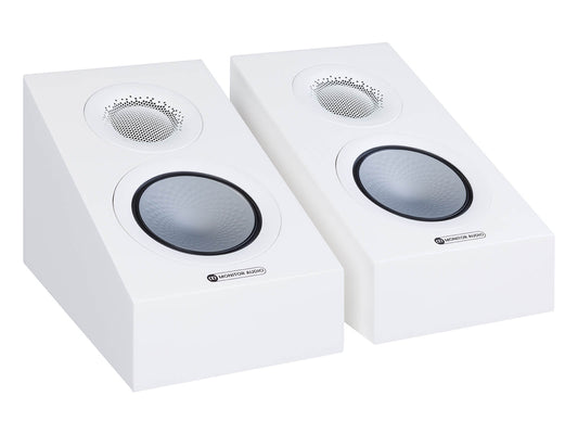 Silver AMS 7G dolby atmos enabled speaker Hi-Fi Surround Monitor Audio Speaker - Pair - Dolby Atmos® Approved Speaker Box