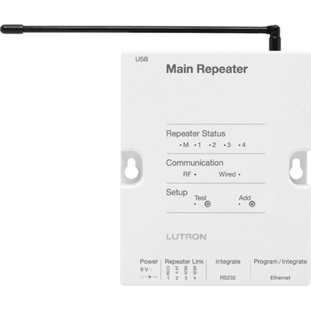 RR-MAIN-REP-WH Main Repeater RadioRa 2 - Lutron | KlibTech.com | – KLIBTECH