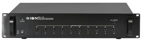 SZ-110 Sion Selector de Zonas de Audio - Equipos Especiales - klibtech