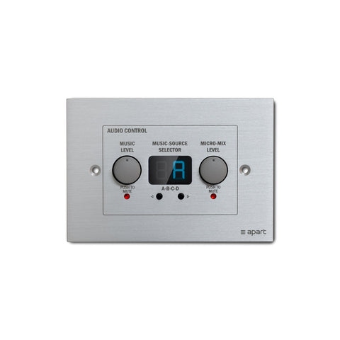 ZONE4R Apart Panel de Control de Pared - Audio Comercial Promoción - klibtech