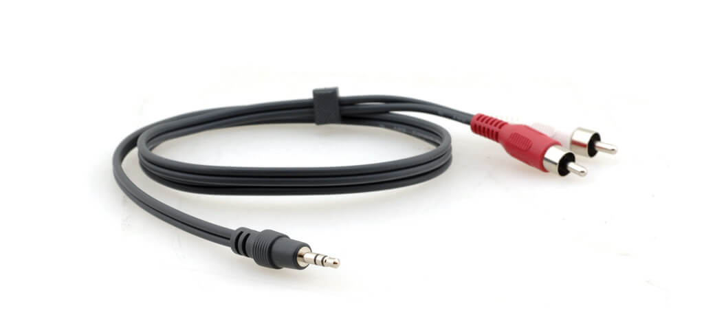 C-A35M/2RAM-50 3.5mm to Two RCA Stereo Audio Cable (Male - Male) (50')