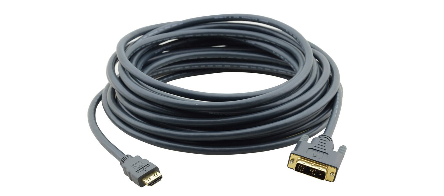 C-HM/DM-25 HDMI to DVI Cable (Male - Male) (25')