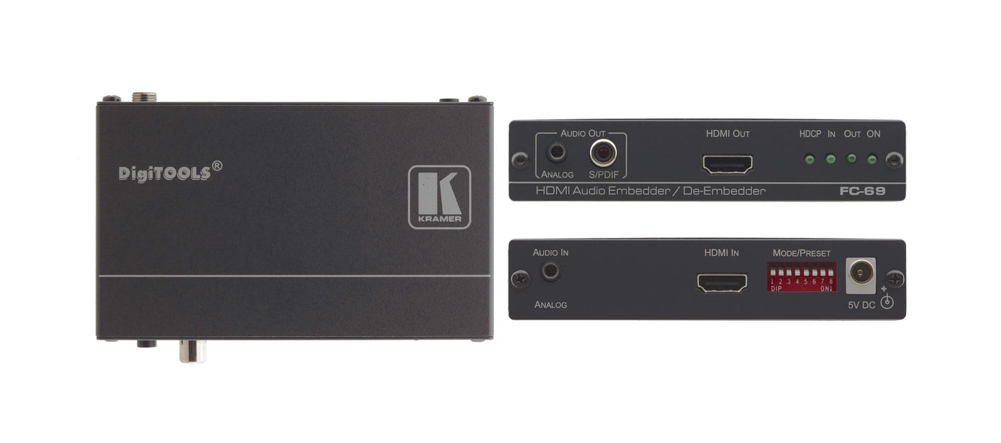 FC-69 HDMI Audio Embedder/De-Embedder
