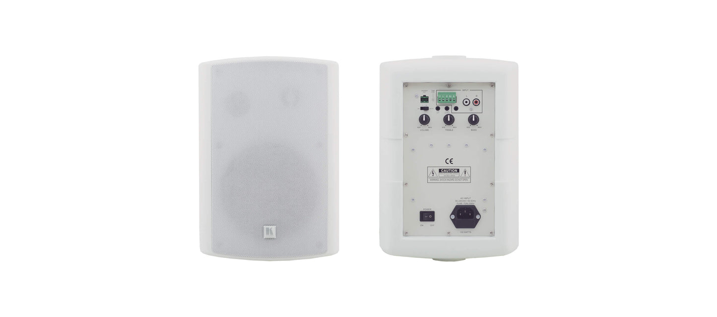 TAVOR-6-O Altavoces autoamplificados de 2 vías para montaje en pared de 6,5" - Viene por parejas