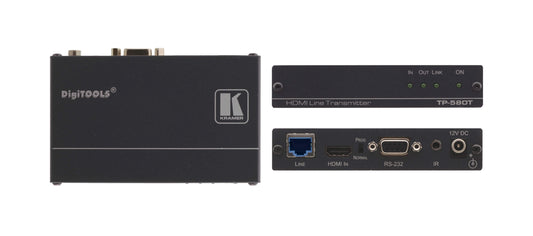 TP-580T HDMI, Bidirect.RS-232, IR sobre par trenzado Transmisión HDBaseT